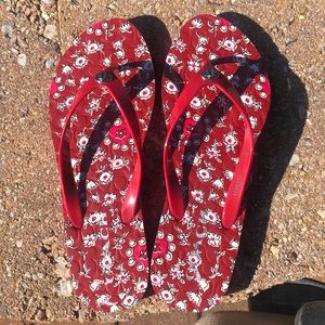 Coach flip flops